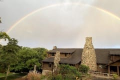 Rainbow Over Lodge